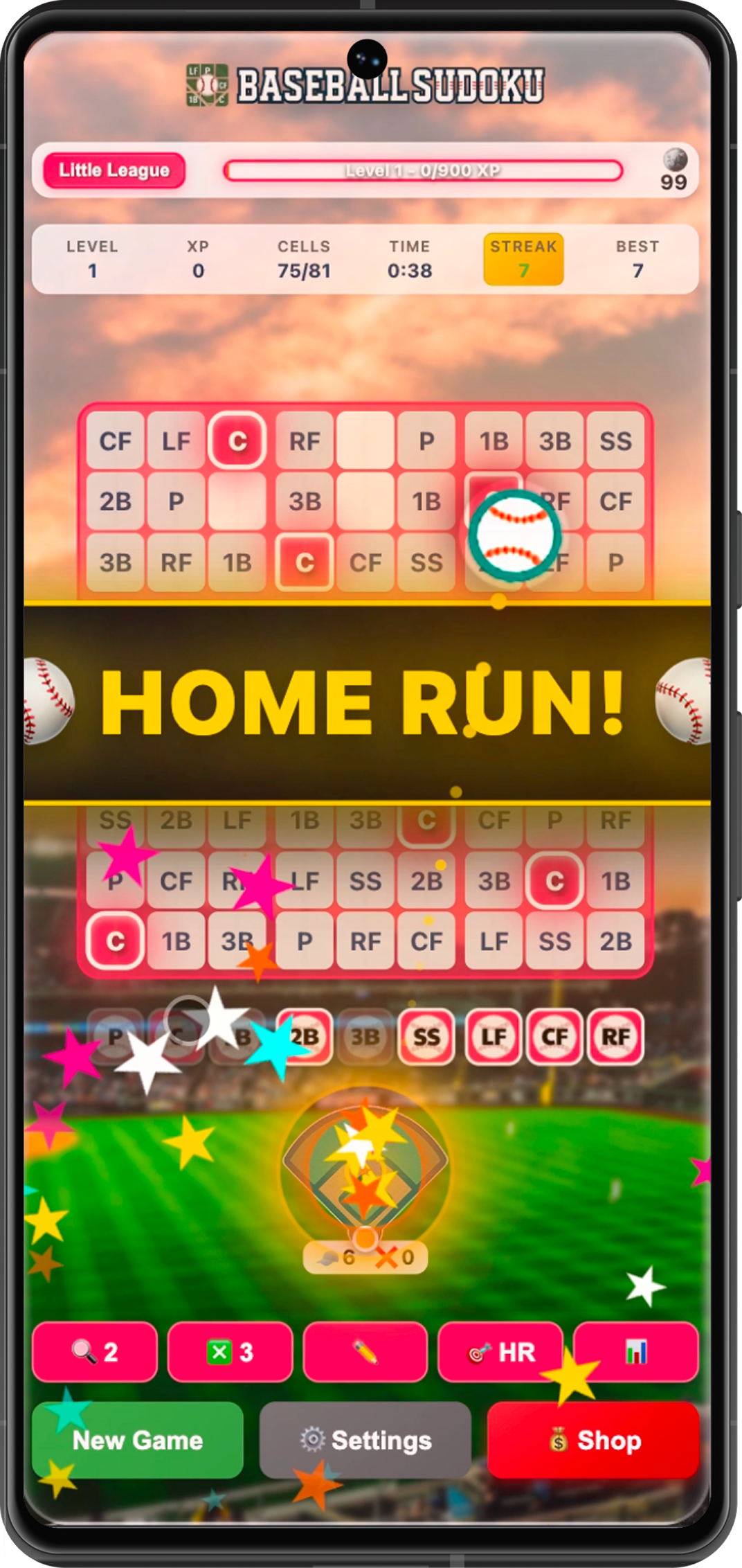 Home run celebration